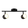 Spot Kubik 2 czarny LED 2x4,2W 3000K goldlux 318268 | 5901508318268 noxbox lampynox www.lampynox.pl