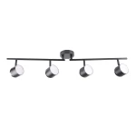 Kubik 4 czarny LED 4x4,2W 3000K Spot
