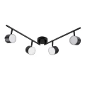 Spot Kubik 4 czarny LED 4x4,2W 3000K goldlux 318282 | 5901508318282 noxbox lampynox www.lampynox.pl