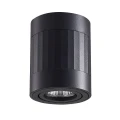 Downlight tuba natynkowa regulowany kierunek Rubin Paski czarny Ø 8cm. GU10 goldlux 319852 | 5901508319852 noxbox lampynox www.lampynox.pl