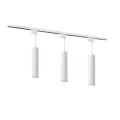 Zestaw szynowy 3x lampa wisząca Paris biały i 1m. szynoprzewodu 1-fazowego goldlux 321565 | 5901508321565 noxbox lampynox www.lampynox.pl