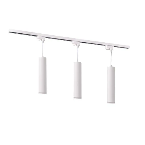 Zestaw szynowy 3x lampa wisząca Paris biały i 1m. szynoprzewodu 1-fazowego goldlux 321565 | 5901508321565 noxbox lampynox www.lampynox.pl