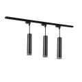 Zestaw szynowy 3x lampa wisząca Paris czarny i 1m. szynoprzewodu 1-fazowego goldlux 321572 | 5901508321572 noxbox lampynox www.lampynox.pl