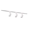 Zestaw szynowy 3x reflektor Maribel biały | złoty i 1m. szynoprzewodu 1-fazowego goldlux 321664 | 5901508321664 noxbox lampynox www.lampynox.pl