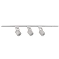 Zestaw szynowy 3x reflektor Minor biały i 1m. szynoprzewodu 1-fazowego goldlux 321763 | 5901508321763 noxbox lampynox www.lampynox.pl