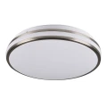 Plafon ORBIT 40 Nikiel Ø 38cm. LED 24W 4000K goldlux 319975 | 5901508319975 noxbox lampynox www.lampynox.pl