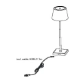Zewnętrzna lampka stołowa Sanchez antracyt LED dim. 2,1W 3000+4000+5000K RGB IP44 ściemnialna RL R54126142 | 4017807570595 noxbox lampynox www.lampynox.pl