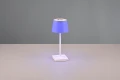 Zewnętrzna lampka stołowa Sanchez biały mat LED dim. 2,1W 3000+4000+5000K RGB IP44 ściemnialna RL R54126131 | 4017807570571 noxbox lampynox www.lampynox.pl