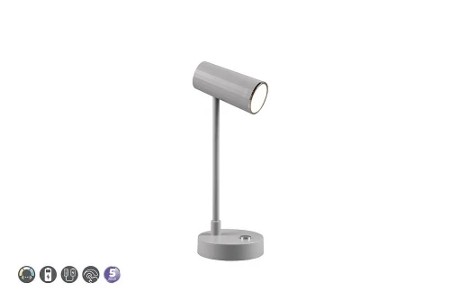 Lampka stołowa Lenny szary LED dim. 2,5W 3000+4000+6000K ściemnialna RL R52661111 | 4017807565300 noxbox lampynox www.lampynox.pl