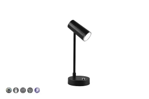 Lenny czarny LED dim. 2,5W 3000+4000+6000K ściemnialna Lampka stołowa