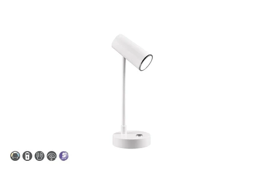 Lampka stołowa Lenny biały LED dim. 2,5W 3000+4000+6000K ściemnialna RL R52661101 | 4017807559040 noxbox lampynox www.lampynox.pl