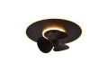 Lampa sufitowa ściemnialna Nybro czarny mat z wentylatorem Ø 50cm LED 3 step dim. 30W 2700-6500K pilot RL R64133132 | 4017807564457 noxbox lampynox www.lampynox.pl