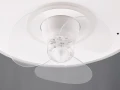 Lampa sufitowa ściemnialna Nybro biały mat z wentylatorem Ø 50cm LED 3 step dim. 30W 2700-6500K pilot RL R64133131 | 4017807564440 noxbox lampynox www.lampynox.pl