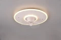 Lampa sufitowa ściemnialna Nybro biały mat z wentylatorem Ø 50cm LED 3 step dim. 30W 2700-6500K pilot RL R64133131 | 4017807564440 noxbox lampynox www.lampynox.pl
