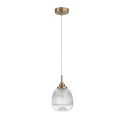 Lampa wisząca AHIGAL Satynowe złoto E14 LE41851 noxbox lampynox www.lampynox.pl