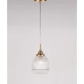 Lampa wisząca AHIGAL Satynowe złoto E14 LE41851 noxbox lampynox www.lampynox.pl