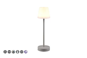 Martinez szary LED 3 step dim. 2,2W 2700-6500K ściemnialna Zewnętrzna lampka stołowa