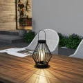 Zewnętrzna lampka stołowa Merida czarny mat zasilanie solarne LED 0,1W 2700K IP44 RL R54046132 | 4017807564211 noxbox lampynox www.lampynox.pl