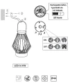 Zewnętrzna lampka stołowa Merida czarny mat zasilanie solarne LED 0,1W 2700K IP44 RL R54046132 | 4017807564211 noxbox lampynox www.lampynox.pl