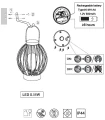 Zewnętrzna lampka stołowa Merida czarny mat zasilanie solarne LED 0,1W 2700K IP44 RL R54036132 | 4017807564204 noxbox lampynox www.lampynox.pl
