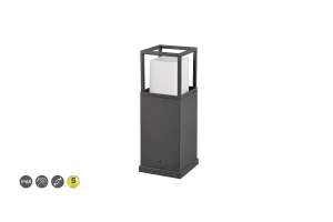 Witham antracyt wys. 40cm. DIP SWITCH LED 14,5W 2300+3000+4000K IP54 Lampa ogrodowa stojąca