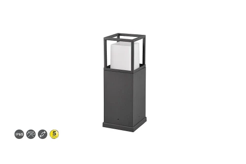 Lampa ogrodowa stojąca Witham antracyt wys. 40cm. DIP SWITCH LED 14,5W 2300+3000+4000K IP54 trio 577860142 | 4017807564105 noxbox lampynox www.lampynox.pl