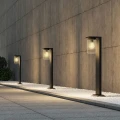 Lampa ogrodowa stojąca Ardila czarny mat wys. 65cm. czujnik zmierzchu E27 IP44 trio 511660132 | 4017807564082 noxbox lampynox www.lampynox.pl
