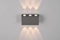 Kinkiet zewnętrzny Clyde antracyt LED góra-dół 2x3W 3000K IP54 trio 240760142 | 4017807563986 noxbox lampynox www.lampynox.pl