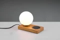 Lampka stołowa Chloe brąz E14 ładowarka indukcyjna rl R59080135 | 4017807561289 noxbox lampynox www.lampynox.pl