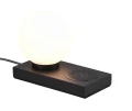 Lampka stołowa Chloe czarny mat E14 ładowarka indukcyjna rl R59080132 | 4017807540482 noxbox lampynox www.lampynox.pl