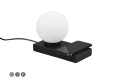 Lampka stołowa Chloe czarny mat E14 ładowarka indukcyjna rl R59080132 | 4017807540482 noxbox lampynox www.lampynox.pl