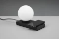 Lampka stołowa Chloe czarny mat E14 ładowarka indukcyjna rl R59080132 | 4017807540482 noxbox lampynox www.lampynox.pl