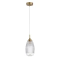 Lampa wisząca AHIGAL Satynowe Złoto E14 LE41850  noxbox lampynox www.lampynox.pl