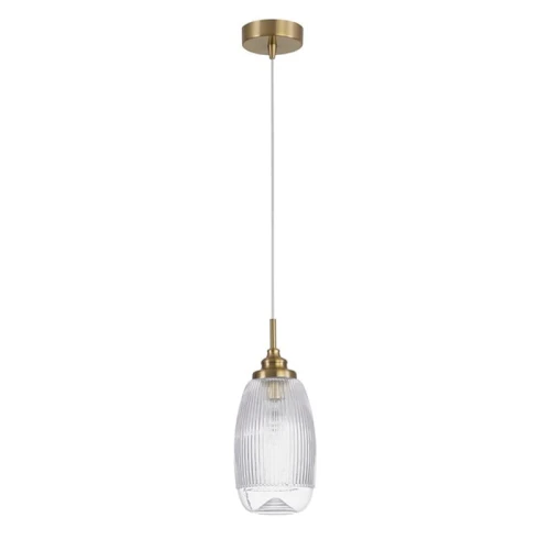 Lampa wisząca AHIGAL Satynowe Złoto E14 LE41850  noxbox lampynox www.lampynox.pl