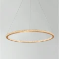 Lampa wisząca Ściemnialna MONTE LED Złota 48W 3000K LE41695 noxbox lampynox www.lampynox.pl