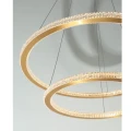 Lampa wisząca MONTE LED Złota 56W 3000K LE41691 noxbox lampynox www.lampynox.pl
