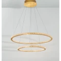 Lampa wisząca MONTE LED Złota 56W 3000K LE41691 noxbox lampynox www.lampynox.pl