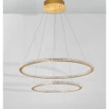 Lampa wisząca MONTE LED Złota 56W 3000K LE41691 noxbox lampynox www.lampynox.pl