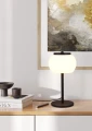 Lampka stołowa ściemnialna Madison czarny | biały LED 3 step dim. 8W 3000K trio 542010134 | 4017807561401 noxbox lampynox www.lampynox.pl