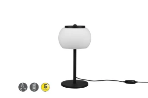 Madison czarny | biały LED 3 step dim. 8W 3000K Lampka stołowa ściemnialna