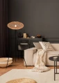 Lampa podłogowa trójnóg Hedda Sizal Brąz E27 trio 412300136 | 4017807561302 noxbox lampynox www.lampynox.pl