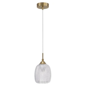 ALCALA Satynowe złoto E27 Lampa wisząca