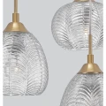 Lampa wisząca ALCALA Satynowe złoto 3 x E27 LE41857 noxbox lampynox www.lampynox.pl