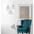 Lampa wisząca ALCALA Satynowe złoto 3 x E27 LE41857 noxbox lampynox www.lampynox.pl