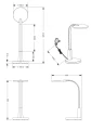 Lampka biurkowa Sally czarny LED 8,4W 4000K rl R52671102 | 4017807559095 noxbox lampynox www.lampynox.pl