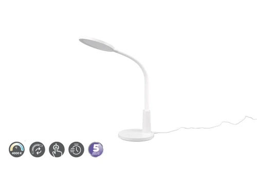 Lampka biurkowa Sally biały LED 8,4W 4000K rl R52671101 | 4017807559088 noxbox lampynox www.lampynox.pl