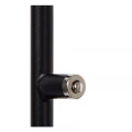Lampa podłogowa ściemnialna Aaron czarny LED dim. 10W 2700K lucide 19730/10/30 | 5411212194039 noxbox lampynox www.lampynox.pl
