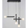 Lampa wisząca UNION Czarno złota LED 20W 3000K LE41811  noxbox lampynox www.lampynox.pl