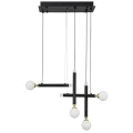 Lampa wisząca UNION Czarno złota LED 20W 3000K LE41811  noxbox lampynox www.lampynox.pl