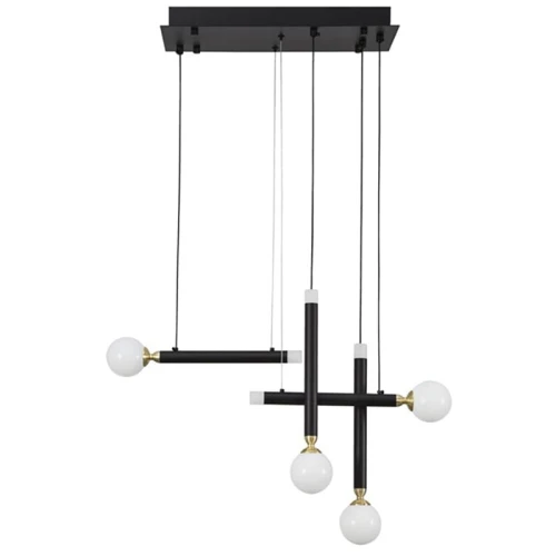 Lampa wisząca UNION Czarno złota LED 20W 3000K LE41811  noxbox lampynox www.lampynox.pl
